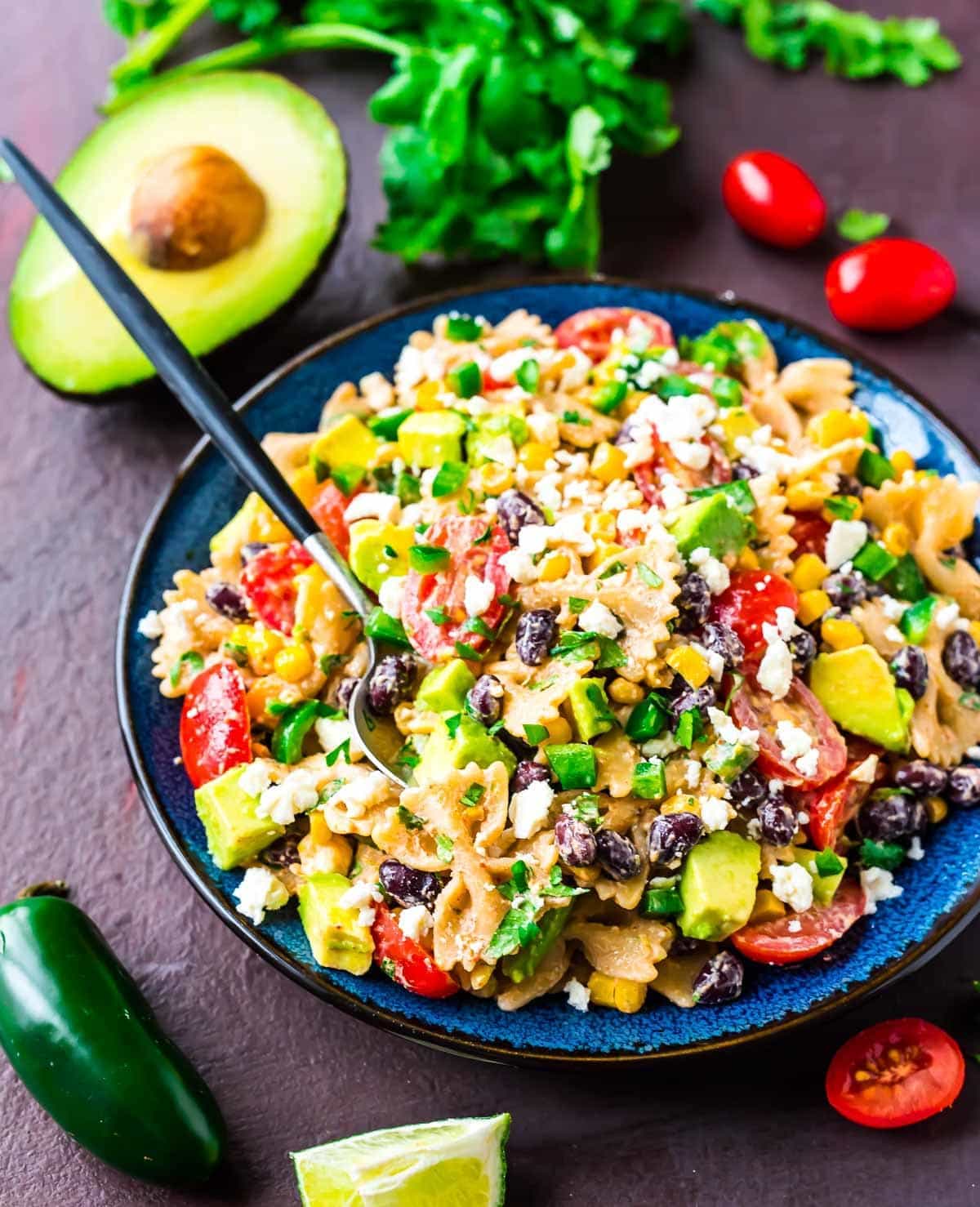 Mexican Pasta and Blackbean Salad Recipe